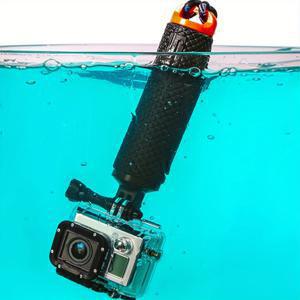 고프로 히어로 11 9 8 7 5 샤오미 이 4K Sjcam DJI 오스모 액션 카메라를 위한 물에 뜨는 손잡이 핸들 마운트 액세서리