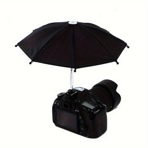 일반 사진 촬영용 블랙 폴리에스터 DSLR 카메라 우산 선셰이드, 비 보호 홀더