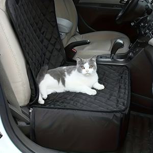 디럭스 펫 카시트 커버 앞좌석 측 - 내구성 있고, 방수 및 스크래치 방지 개와 고양이 여행 매트