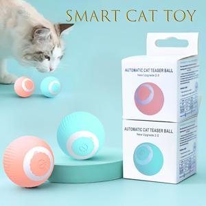 개와 고양이를 위한 1pc 대화형 스마트 애완 동물 장난감 - 애완 동물의 재미와 운동을 위한 자동 롤링 볼 전기 고양이 장난감