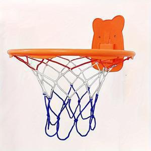 TEMU 14세 이상을 위한 벽걸이형 접이식 디자인의 조용한 실내 농구 골대 세트 | 내구성 있는 ABS 소재