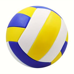TEMU 실내용 PVC 배구공 1개, 프로용 5호 배구공, 대회, 훈련, 해변 게임에 적합