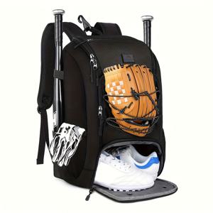 TEMU MATEIN 야구 배낭은 남성, 여성, 십대를 위한 소프트볼 배트 홀더 및 신발 수납 공간이 있습니다. 야외 축구 럭비 스포츠 훈련용 가벼운 야구 가방입니다