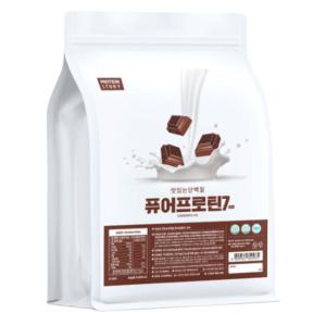퓨어프로틴7 단백질파우더 프로틴 프로틴스토리 초코 쿠키앤크림 커피 내츄럴 3kg