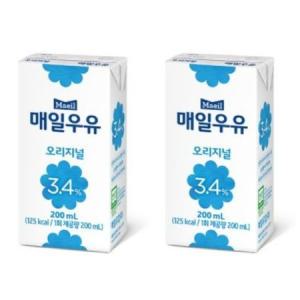 매일유업 멸균 우유 200ml x 48팩_MC