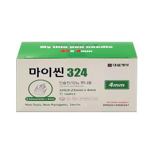 펜니들 멸균주사침 마이씬 32G 4mm 100개입