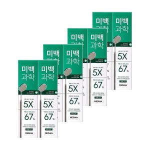 메디안 미백과학 치약 플럼민트향 100g 2입, 4개