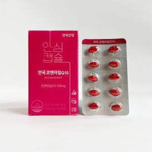 안국건강 인생뷰티 코엔자임Q10 350mg x 60캡슐 1개-