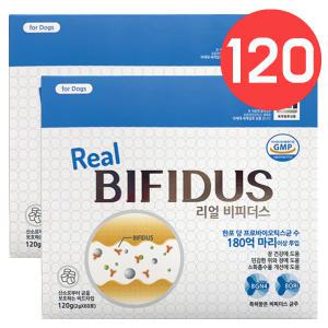 리얼 비피더스 강아지 유산균 대용량 120포 +15p