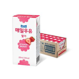 매일우유 딸기, 200ml, 24개