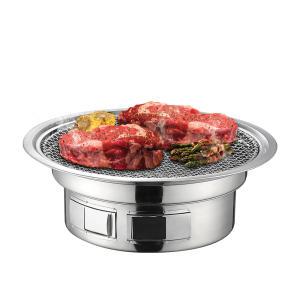 꾸버스 스텐 로스터그릴395 바베큐그릴 숯불 업소용 휴대용 화로 BBQ