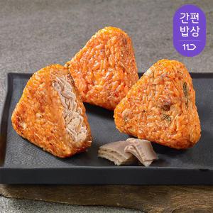 한우물 참치김치 구운주먹밥, 100g, 12개