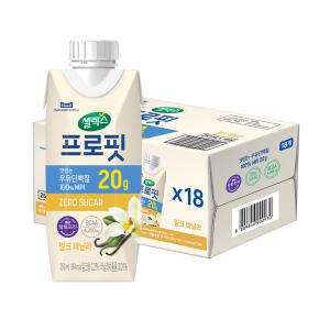 셀렉스 프로핏 밀크 바닐라, 250ml, 18개