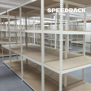 스피드랙 경량 창고 베란다 선반 1.6T MDF / 무볼트 조립식 앵글