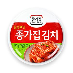 종가집 깔끔한 김치 160g 캔김치 배추 x 5개입