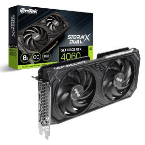 HIT 이엠텍 지포스 RTX 4060 STORM X Dual OC D6 8GB /그래픽카드/정품/오늘출발/안심포장