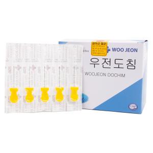 일회용멸균침 우전도침 0.40x40mm 1통(100개) 도침요법 한방침