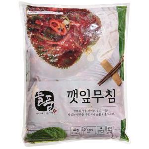 반찬단지 늘품 깻잎 무침 4Kg 이강산닷컴