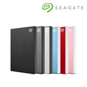 정품판매원 SEAGATE Backup Plus Slim One Touch HDD 2TB 외장하드 데이터복구+정품파우치 2테라