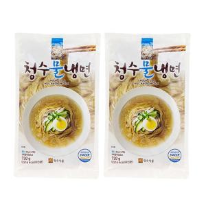 [P]청수 물냉면 720g(4인분) x 2봉 (총8인분)