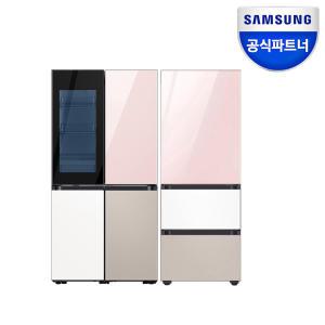 삼성전자 비스포크 키친핏 냉장고&김치냉장고 세트 RF60DB9342AP+RQ33C74C1AP 색상선택