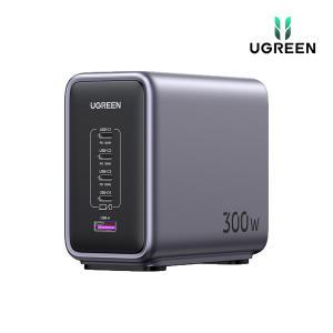 유그린 300W 5포트 GaN PPS C타입 USB 충전기 PD멀티 고속 충전기 CD333