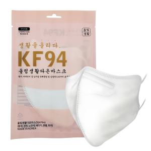 올림생활다온마스크 KF94 새부리형 1매 백색 대형 50매 1통