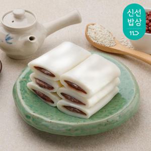 시루조아 굳지않는 흰 앙꼬 절편, 600g, 2개