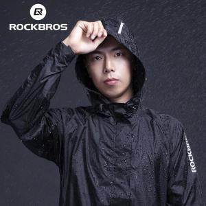 ROCKBROS 오토바이 자전거 우비 우의 락브로스 방풍방수 바람막이 스포츠 싸이클 빅사이즈비옷