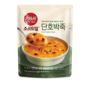 비비고 420g 햇반 소프트밀 단호박죽 10개_MC