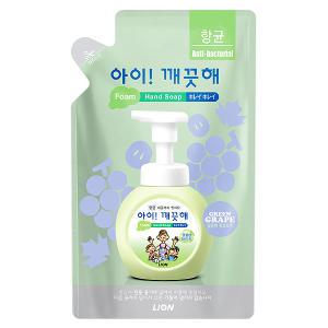 [아이깨끗해] 아이깨끗해 향균 폼 핸드솝 리필(200ml) 청포도향 손세정제 거품형 핸드워시