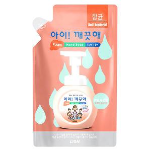 [아이깨끗해] 아이깨끗해 향균 폼 핸드솝 리필(200ml) 복숭아향 손세정제 거품형 핸드워시