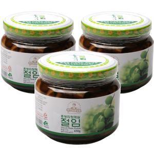 홍쌍리청매실 절임 3개 x 430g / 절임 청매실 매실장아찌 홍쌍리장아찌 광양 농원 추천