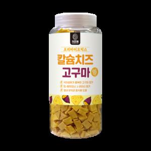 자연애 강아지 간식 프리바이오틱스 칼슘치즈&고구마 450g