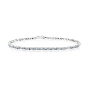 [아이스볼](강남점)Ice tennis bracelet 2mm (WG)(400013)