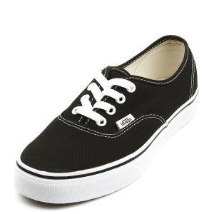 [반스](광주신세계)VANS 남여공용 블랙 클래식 어센틱 Authentic VN000EE3BLK