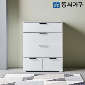 [동서가구] 라라 속 깊은 800 4단 광폭 서랍장 DF642275