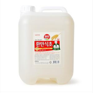 롯데 환만 식초 15L 식자재 식당 겉보리 전문가용 업소용 대용량 말통 델가