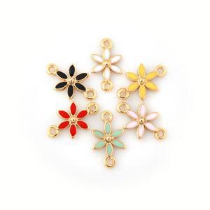 비즈아이 [7460-01]에폭펜던트 여섯꽃잎양고리 13x8mm ,1개