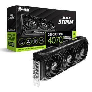 이엠텍 지포스 RTX 4070 Ti SUPER BLACK STORM OC D6X 16GBm