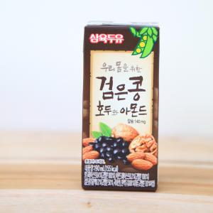 삼육 검은콩 호두와 아몬드 팩두유 190ml 48팩 유통기한 4달이상