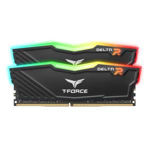 서린씨앤아이 팀그룹 T-Force DDR4 32G PC4-28800 CL18 Delta RGB 블랙 32GB(16GBx2개)