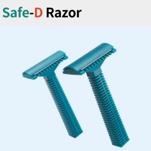 Safe-D Razor 의료용 양날 병원 안전 면도기 1회용 제모 100 pc