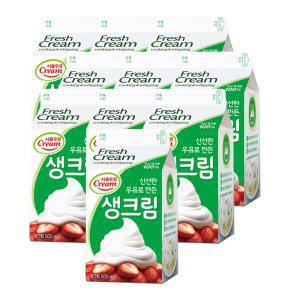 서울우유 신선한 우유로 만든 생크림 500ml 10개