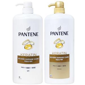 팬틴 극손상 케어 샴푸 1200ml 1개 + 컨디셔너 1200ml 1개