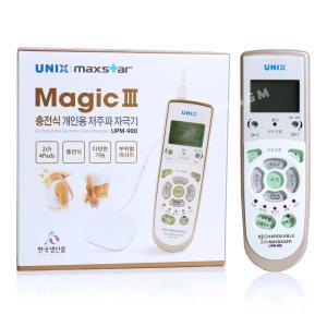 유닉스 UPM-900A 충전식 저주파 자극기[2채널 4패드][공식대리점] 마사지기 EMS 안마기