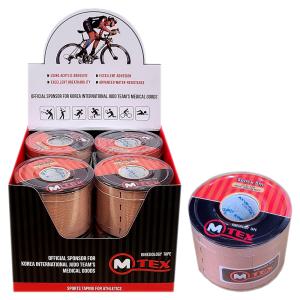 M-TEX 엠텍스 스포츠 테이프 5cm*5m 8롤 근육 부상방지 관절보호 테이핑 목 발바닥 손목 키네시올로지