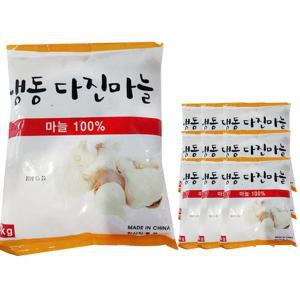 수입 냉동 다진마늘 1kg 1박스(10개)