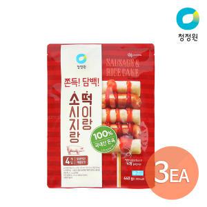 청정원 소떡소떡 소시지랑 떡이랑 440g x 3개