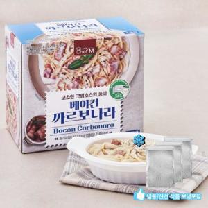 쉐프엠 베이컨까르보나라 파스타, 230g, 4개